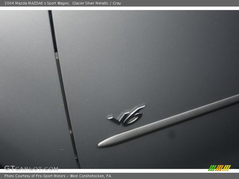 Glacier Silver Metallic / Gray 2004 Mazda MAZDA6 s Sport Wagon