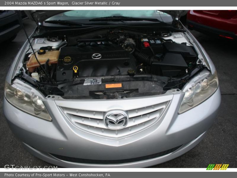 Glacier Silver Metallic / Gray 2004 Mazda MAZDA6 s Sport Wagon