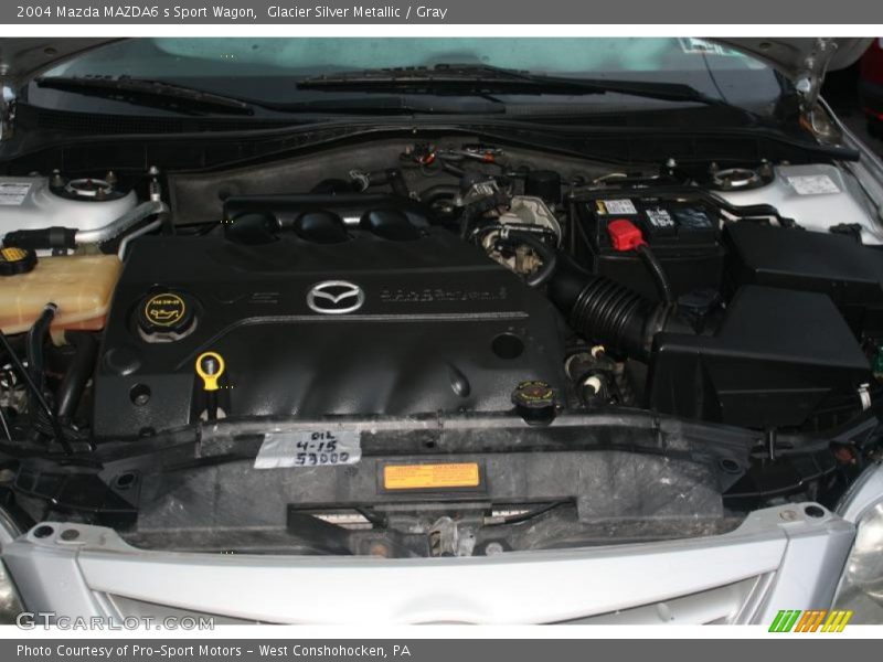 Glacier Silver Metallic / Gray 2004 Mazda MAZDA6 s Sport Wagon
