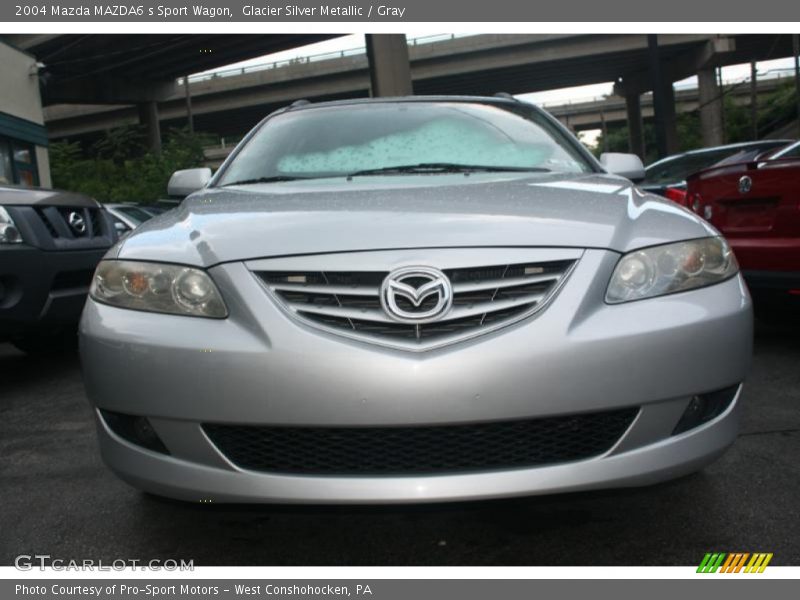 Glacier Silver Metallic / Gray 2004 Mazda MAZDA6 s Sport Wagon