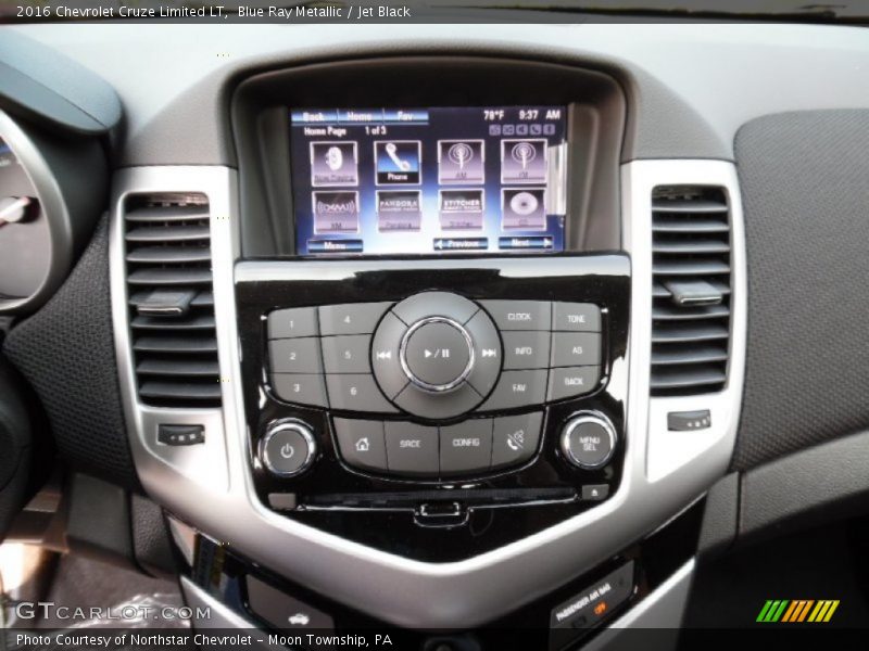 Blue Ray Metallic / Jet Black 2016 Chevrolet Cruze Limited LT