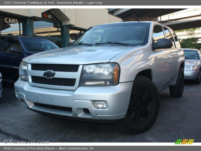 Silverstone Metallic / Light Gray 2007 Chevrolet TrailBlazer LS 4x4