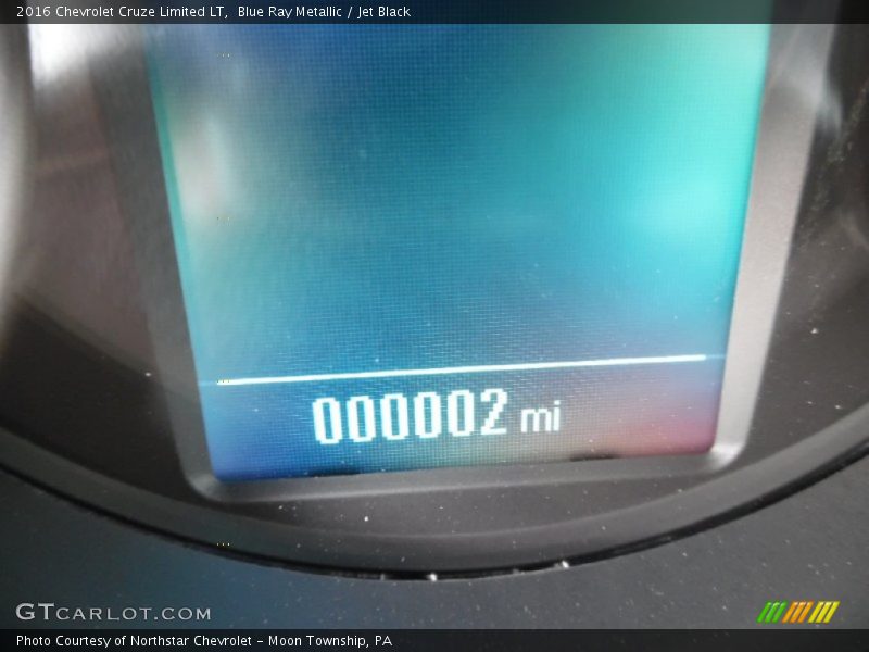Blue Ray Metallic / Jet Black 2016 Chevrolet Cruze Limited LT