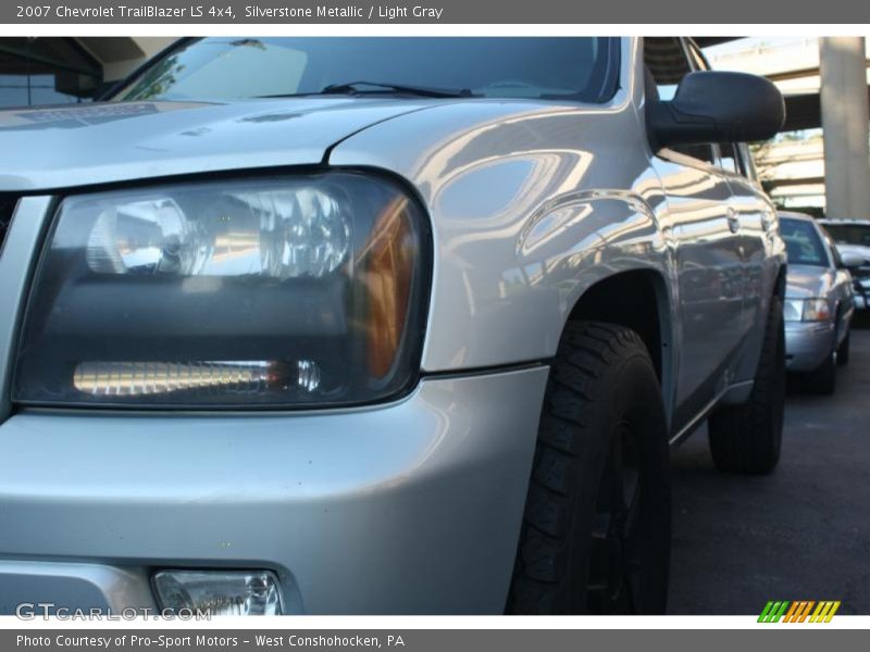 Silverstone Metallic / Light Gray 2007 Chevrolet TrailBlazer LS 4x4
