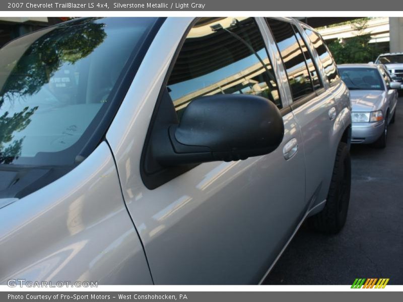 Silverstone Metallic / Light Gray 2007 Chevrolet TrailBlazer LS 4x4