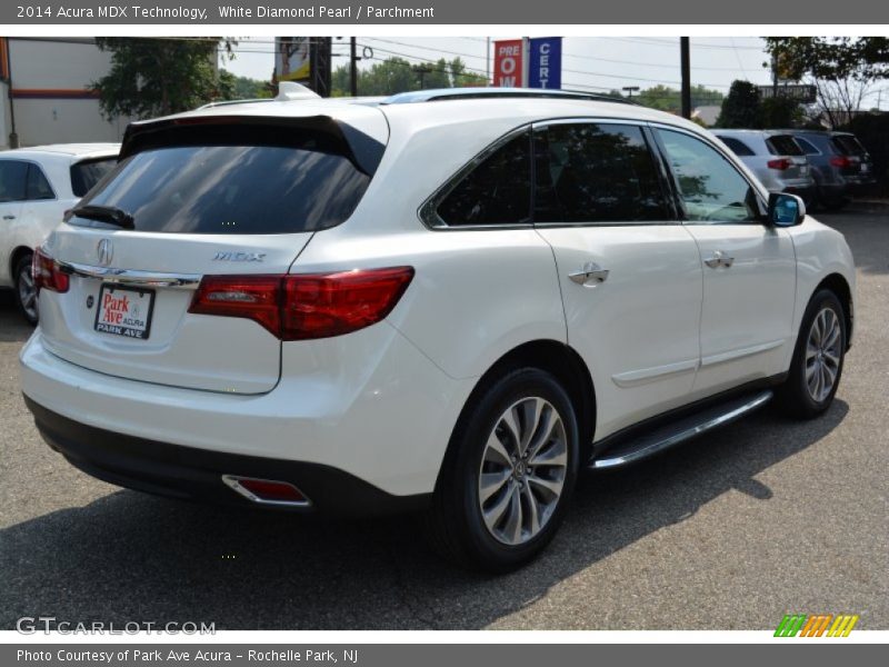 White Diamond Pearl / Parchment 2014 Acura MDX Technology