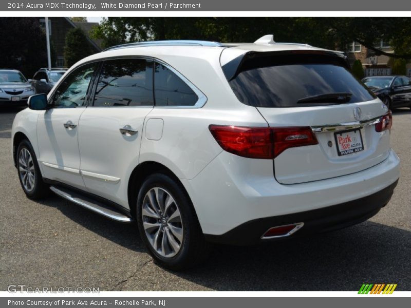 White Diamond Pearl / Parchment 2014 Acura MDX Technology
