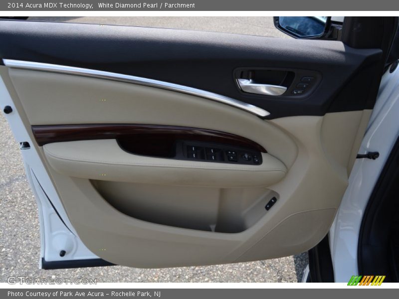White Diamond Pearl / Parchment 2014 Acura MDX Technology