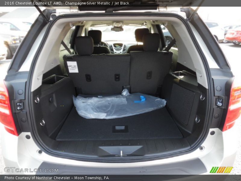 Champagne Silver Metallic / Jet Black 2016 Chevrolet Equinox LT AWD