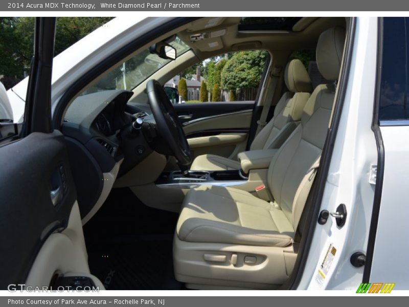 White Diamond Pearl / Parchment 2014 Acura MDX Technology