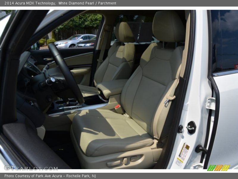 White Diamond Pearl / Parchment 2014 Acura MDX Technology