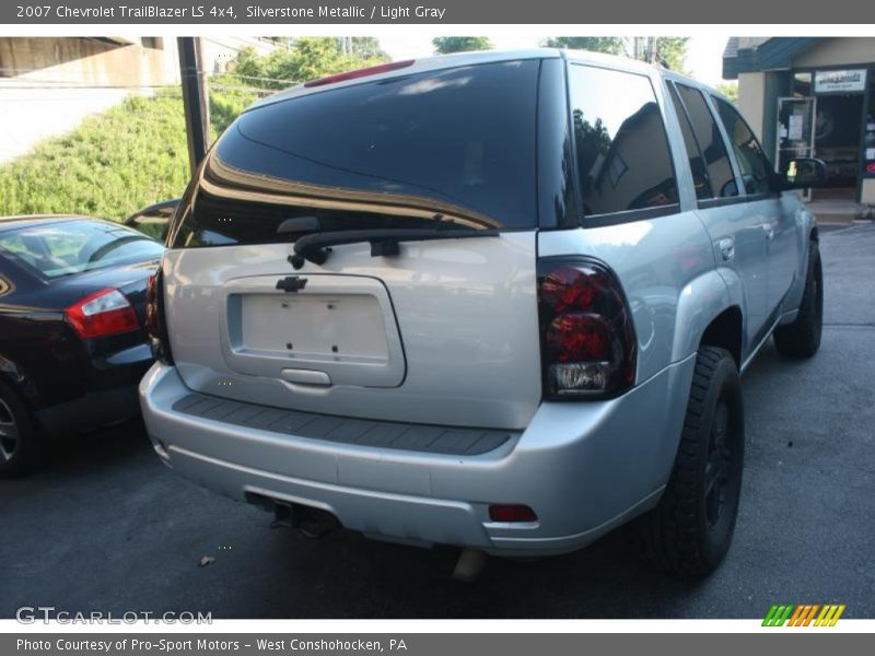 Silverstone Metallic / Light Gray 2007 Chevrolet TrailBlazer LS 4x4