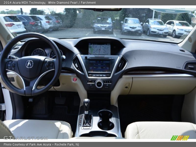 White Diamond Pearl / Parchment 2014 Acura MDX Technology