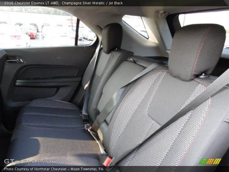 Champagne Silver Metallic / Jet Black 2016 Chevrolet Equinox LT AWD