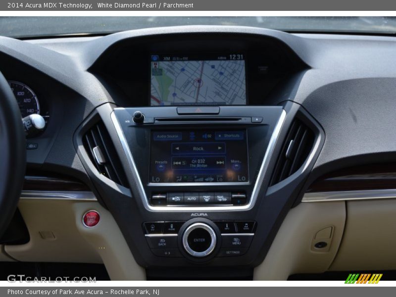 White Diamond Pearl / Parchment 2014 Acura MDX Technology