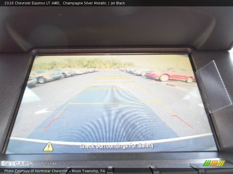 Champagne Silver Metallic / Jet Black 2016 Chevrolet Equinox LT AWD