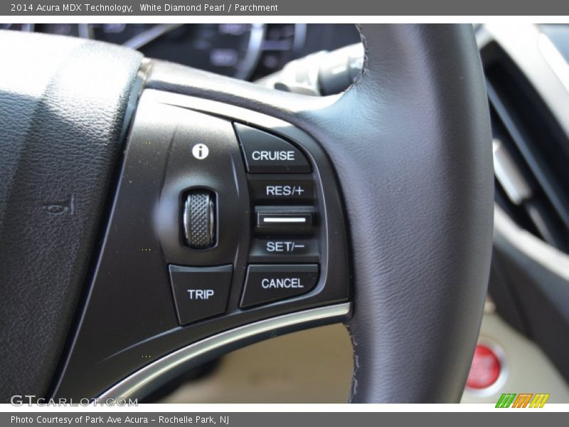 White Diamond Pearl / Parchment 2014 Acura MDX Technology