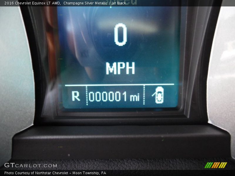 Champagne Silver Metallic / Jet Black 2016 Chevrolet Equinox LT AWD