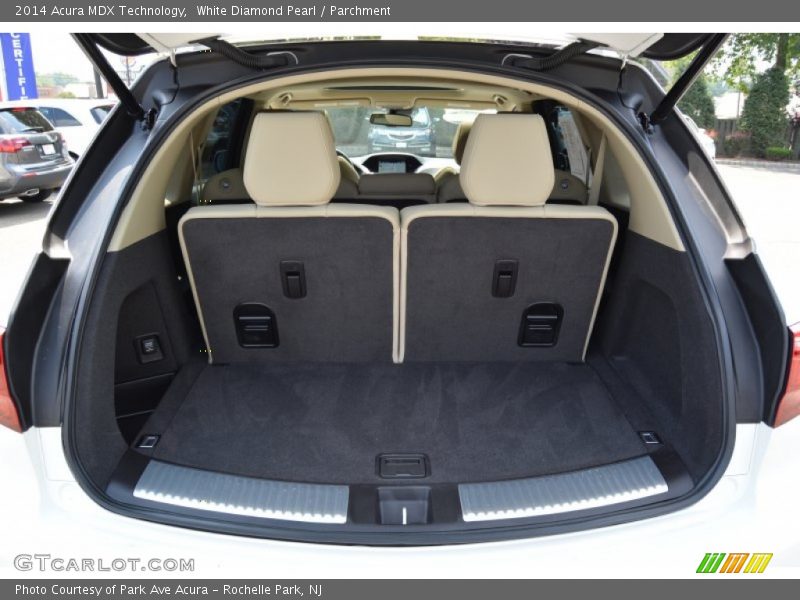 White Diamond Pearl / Parchment 2014 Acura MDX Technology