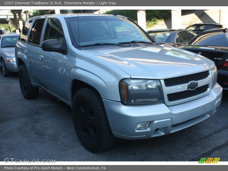 Silverstone Metallic / Light Gray 2007 Chevrolet TrailBlazer LS 4x4