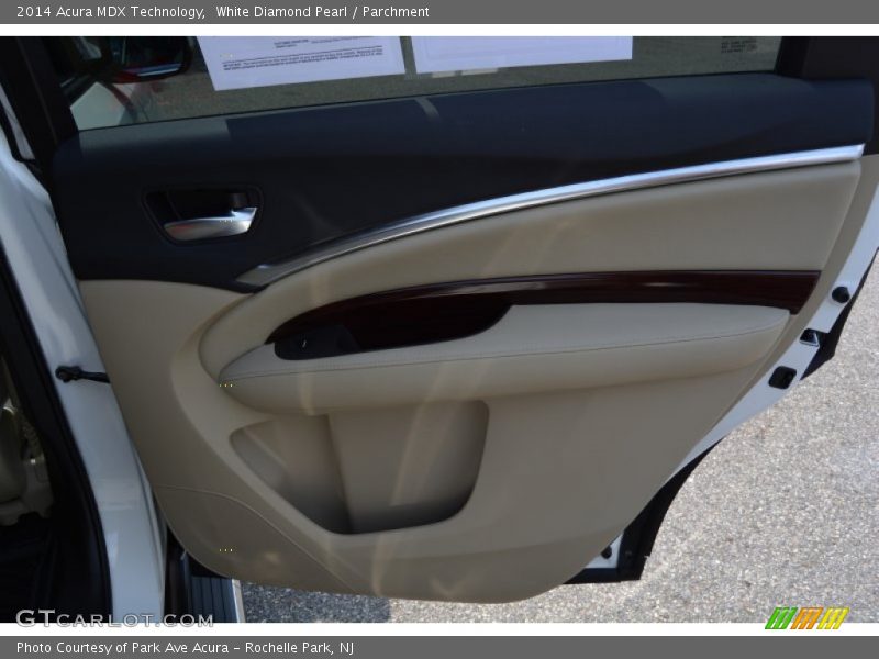 White Diamond Pearl / Parchment 2014 Acura MDX Technology