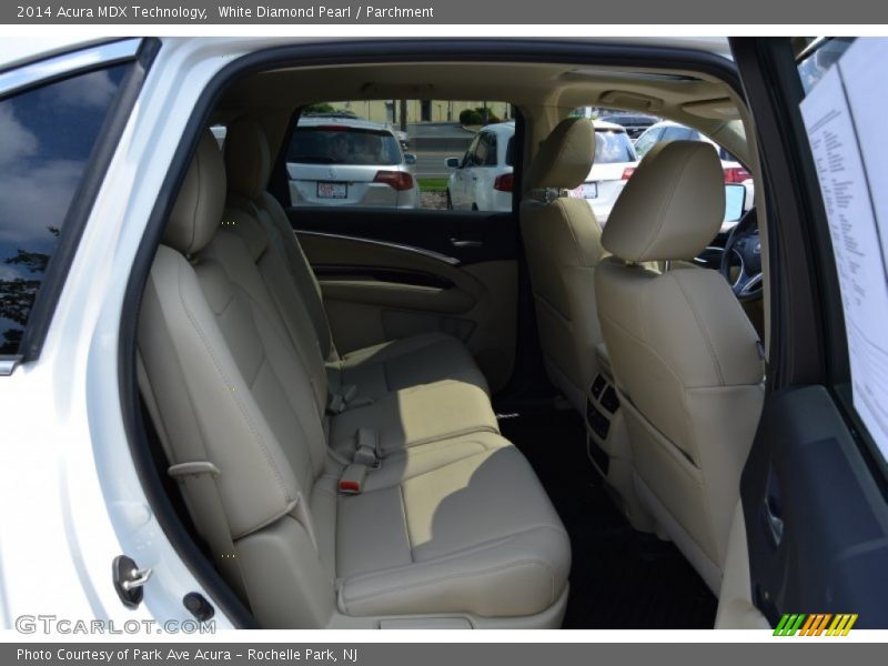 White Diamond Pearl / Parchment 2014 Acura MDX Technology
