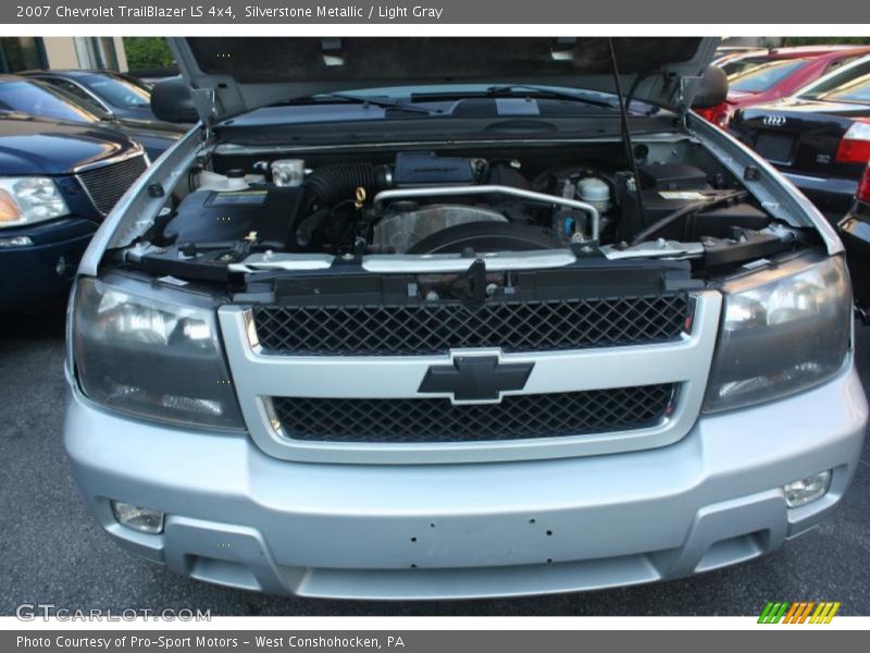 Silverstone Metallic / Light Gray 2007 Chevrolet TrailBlazer LS 4x4