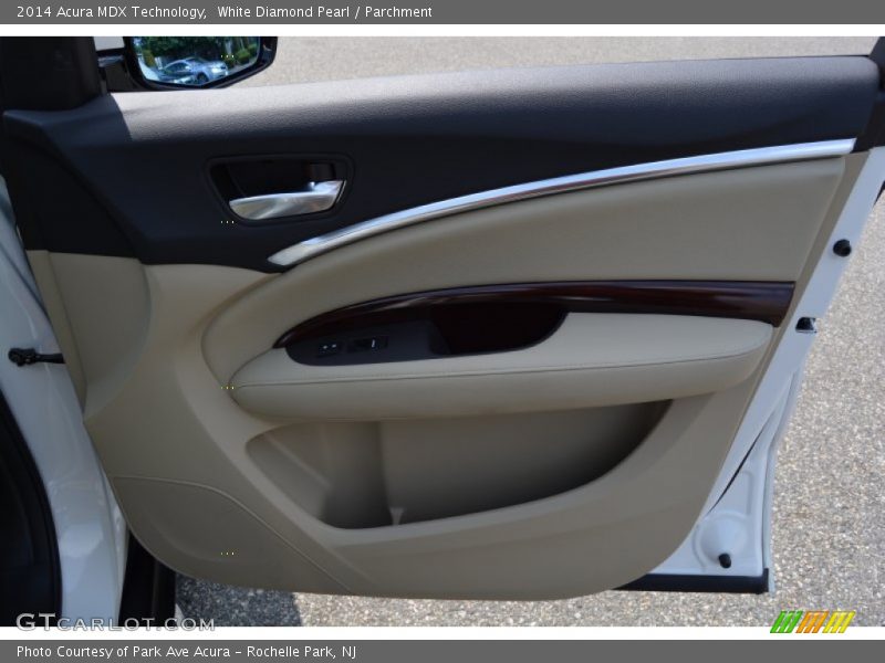 White Diamond Pearl / Parchment 2014 Acura MDX Technology