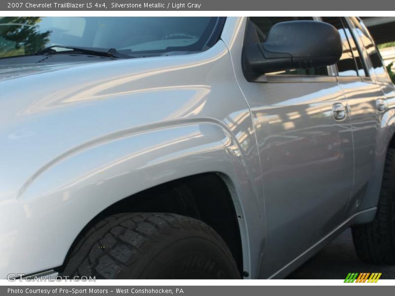 Silverstone Metallic / Light Gray 2007 Chevrolet TrailBlazer LS 4x4