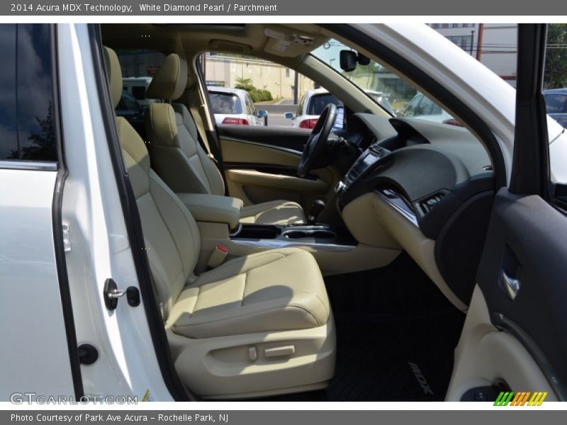 White Diamond Pearl / Parchment 2014 Acura MDX Technology