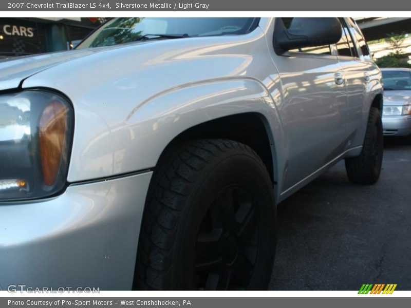 Silverstone Metallic / Light Gray 2007 Chevrolet TrailBlazer LS 4x4