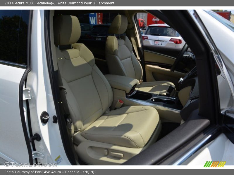 White Diamond Pearl / Parchment 2014 Acura MDX Technology