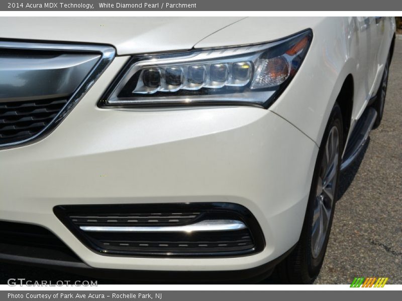 White Diamond Pearl / Parchment 2014 Acura MDX Technology
