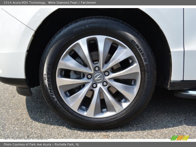White Diamond Pearl / Parchment 2014 Acura MDX Technology