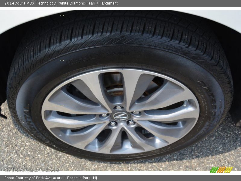 White Diamond Pearl / Parchment 2014 Acura MDX Technology