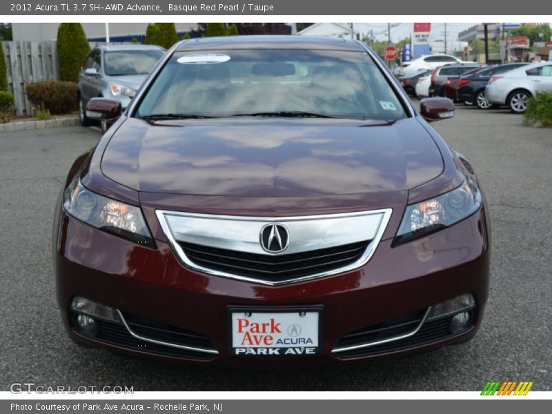 Basque Red Pearl / Taupe 2012 Acura TL 3.7 SH-AWD Advance