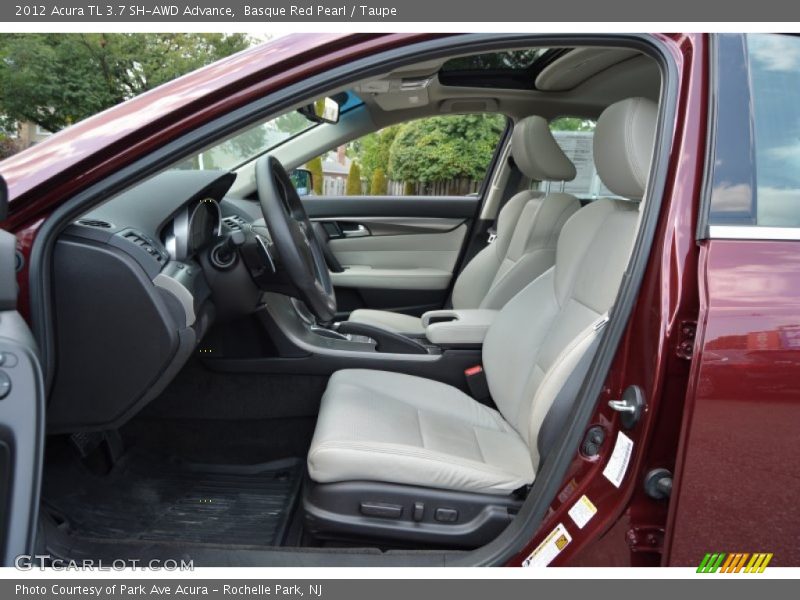 Basque Red Pearl / Taupe 2012 Acura TL 3.7 SH-AWD Advance
