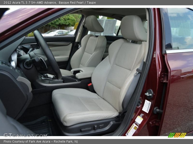 Basque Red Pearl / Taupe 2012 Acura TL 3.7 SH-AWD Advance