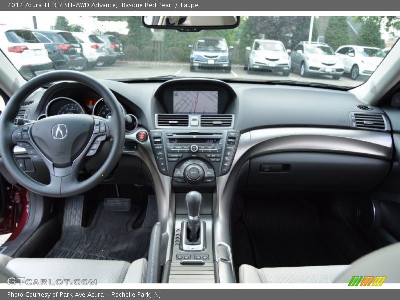 Basque Red Pearl / Taupe 2012 Acura TL 3.7 SH-AWD Advance