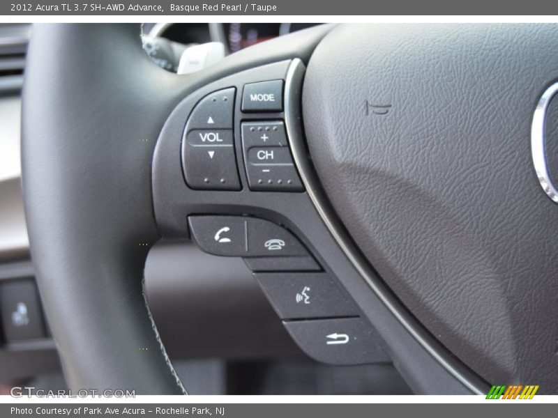 Basque Red Pearl / Taupe 2012 Acura TL 3.7 SH-AWD Advance