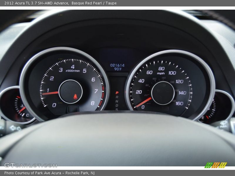Basque Red Pearl / Taupe 2012 Acura TL 3.7 SH-AWD Advance