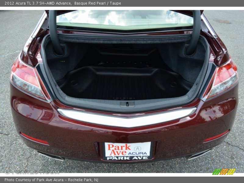 Basque Red Pearl / Taupe 2012 Acura TL 3.7 SH-AWD Advance