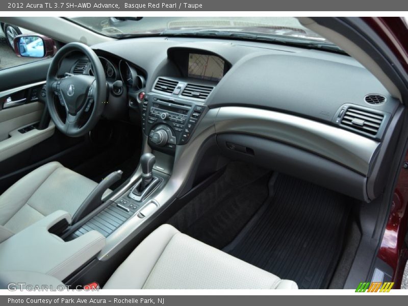 Basque Red Pearl / Taupe 2012 Acura TL 3.7 SH-AWD Advance