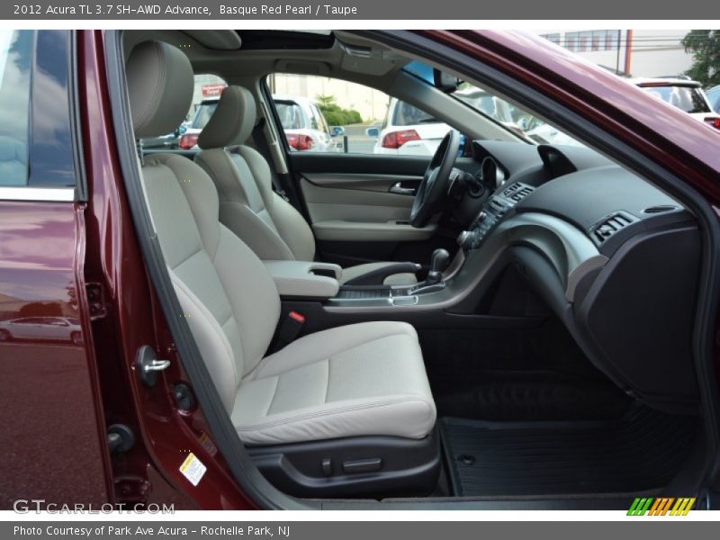 Basque Red Pearl / Taupe 2012 Acura TL 3.7 SH-AWD Advance