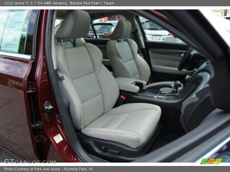 Basque Red Pearl / Taupe 2012 Acura TL 3.7 SH-AWD Advance