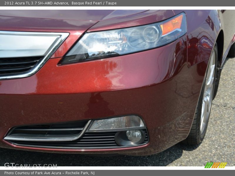 Basque Red Pearl / Taupe 2012 Acura TL 3.7 SH-AWD Advance