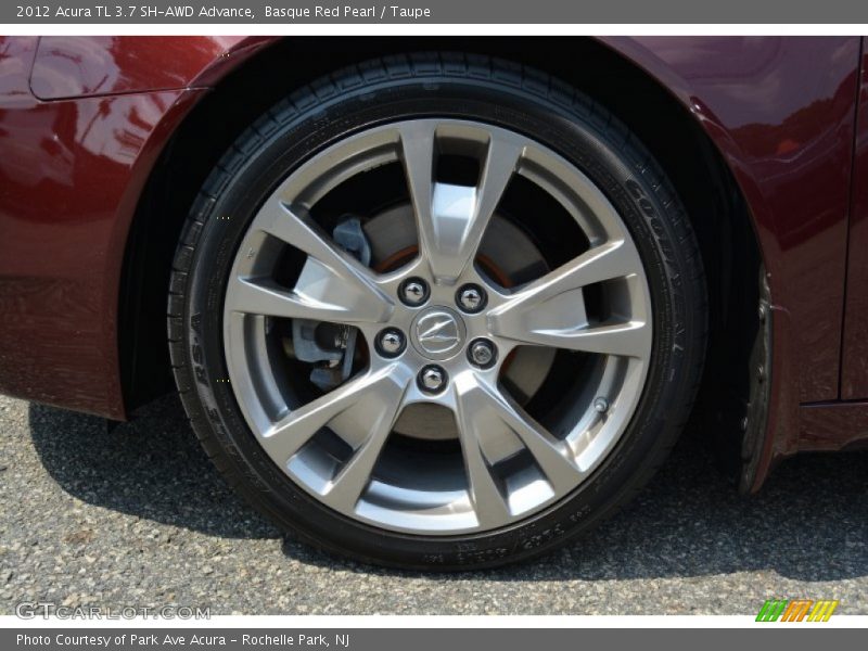 Basque Red Pearl / Taupe 2012 Acura TL 3.7 SH-AWD Advance