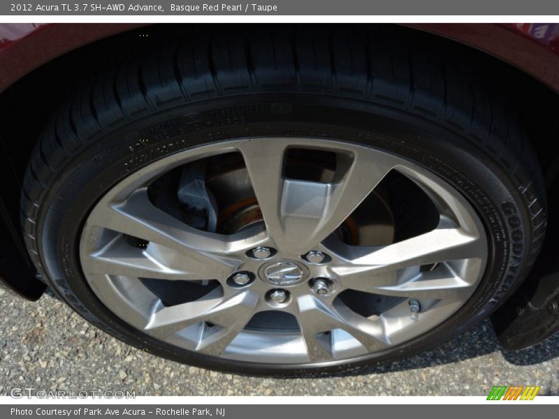 Basque Red Pearl / Taupe 2012 Acura TL 3.7 SH-AWD Advance