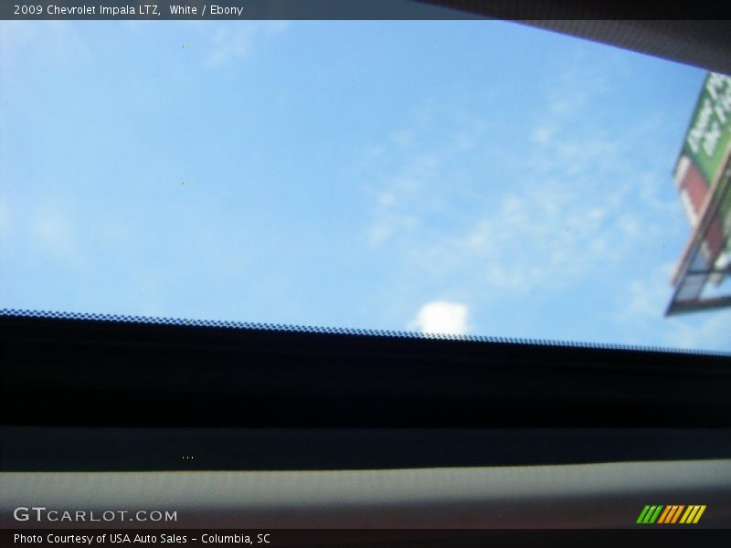 White / Ebony 2009 Chevrolet Impala LTZ