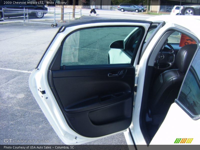 White / Ebony 2009 Chevrolet Impala LTZ